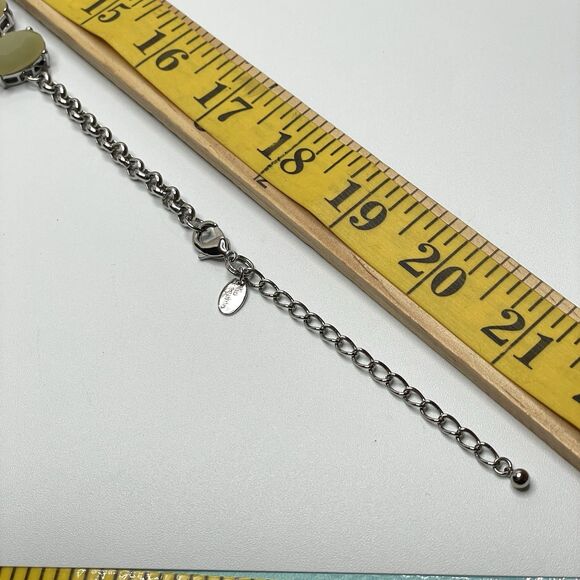 Lia Sophia Astoria Rhinestone Bib Statement Necklace Boho Chunky Bold - Picture 8 of 8